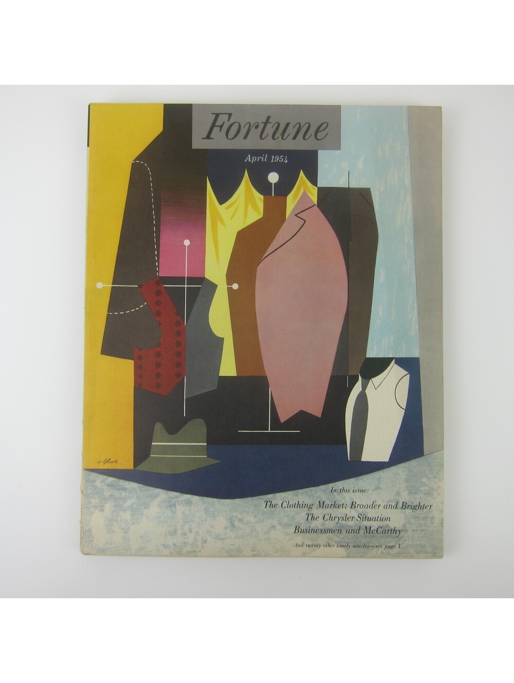 Vintage FORTUNE Magazine April 1954 Chrysler Woolworth's James Leftwich McCarthy